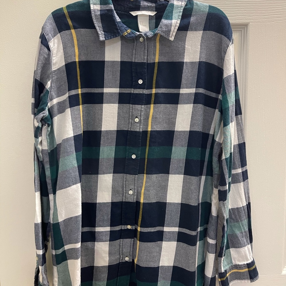 H&M Blue Flannel